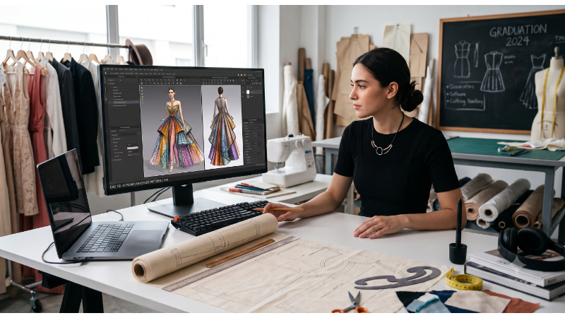 Diploma in Pattern Making with CAD & Illustration (AI Powered)